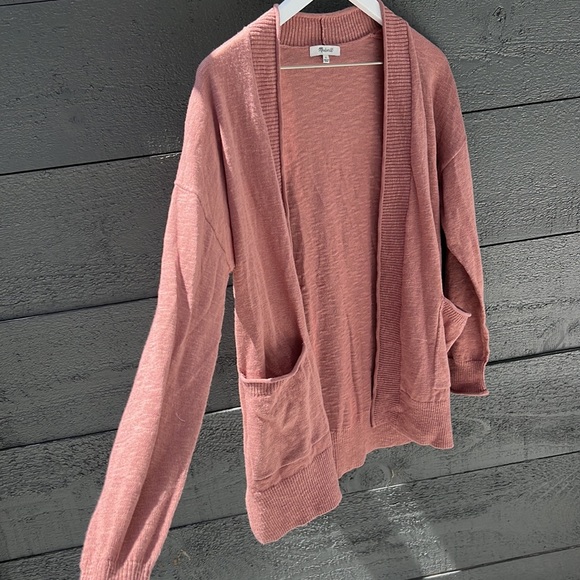 NWOT Madewell Dusty Rose Cardigan small - Picture 5 of 6